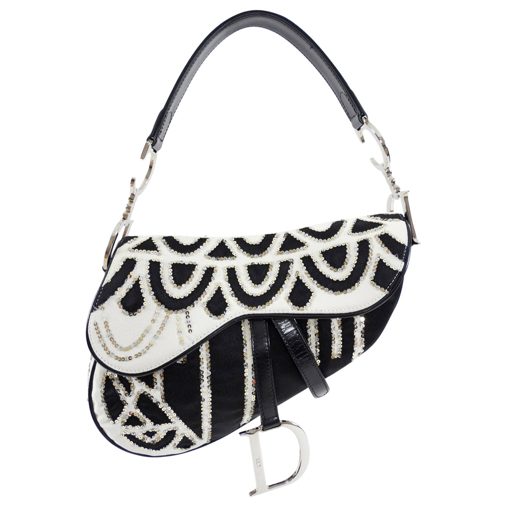 Christian Dior John Galliano Limited Edition Sequin Saddle Bag