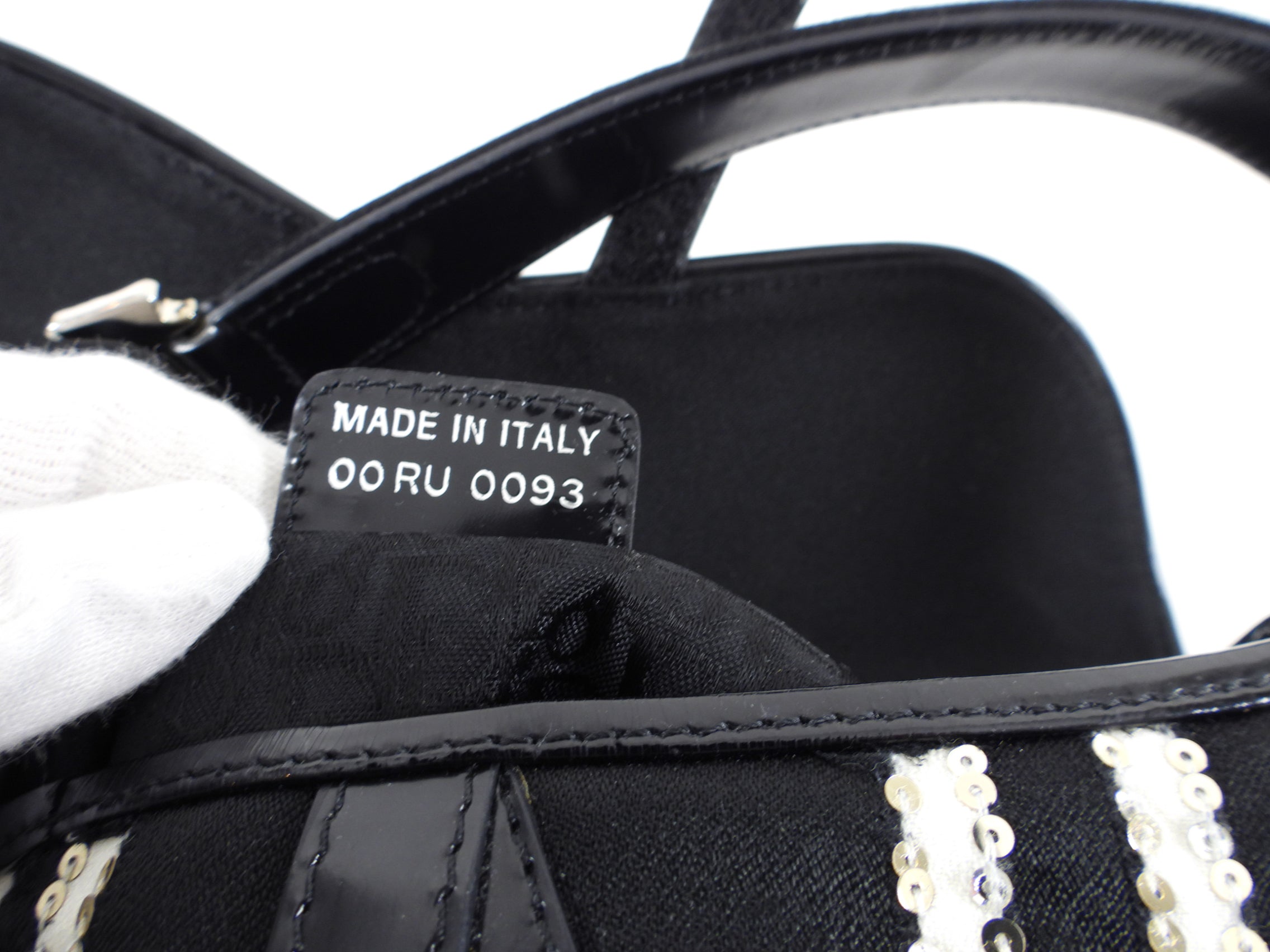 Christian Dior John Galliano Limited Edition Sequin Saddle Bag