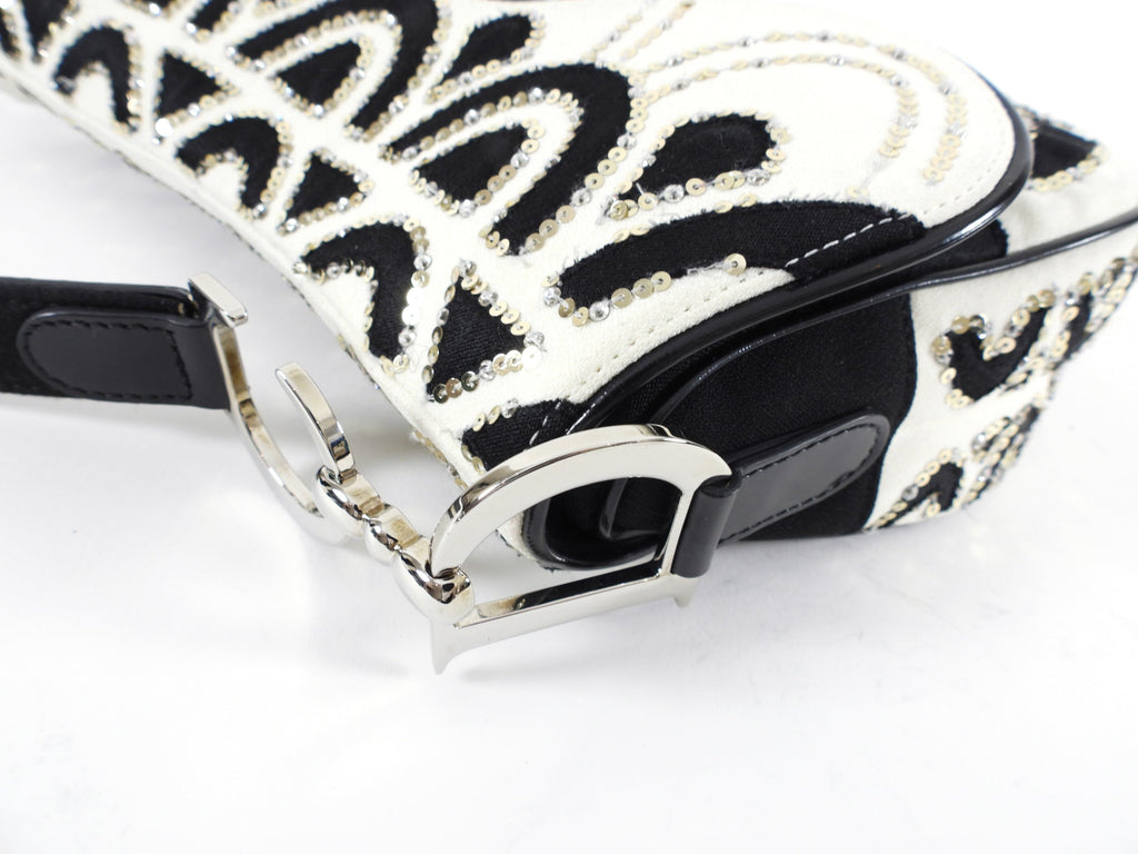 Christian Dior John Galliano Limited Edition Sequin Saddle Bag