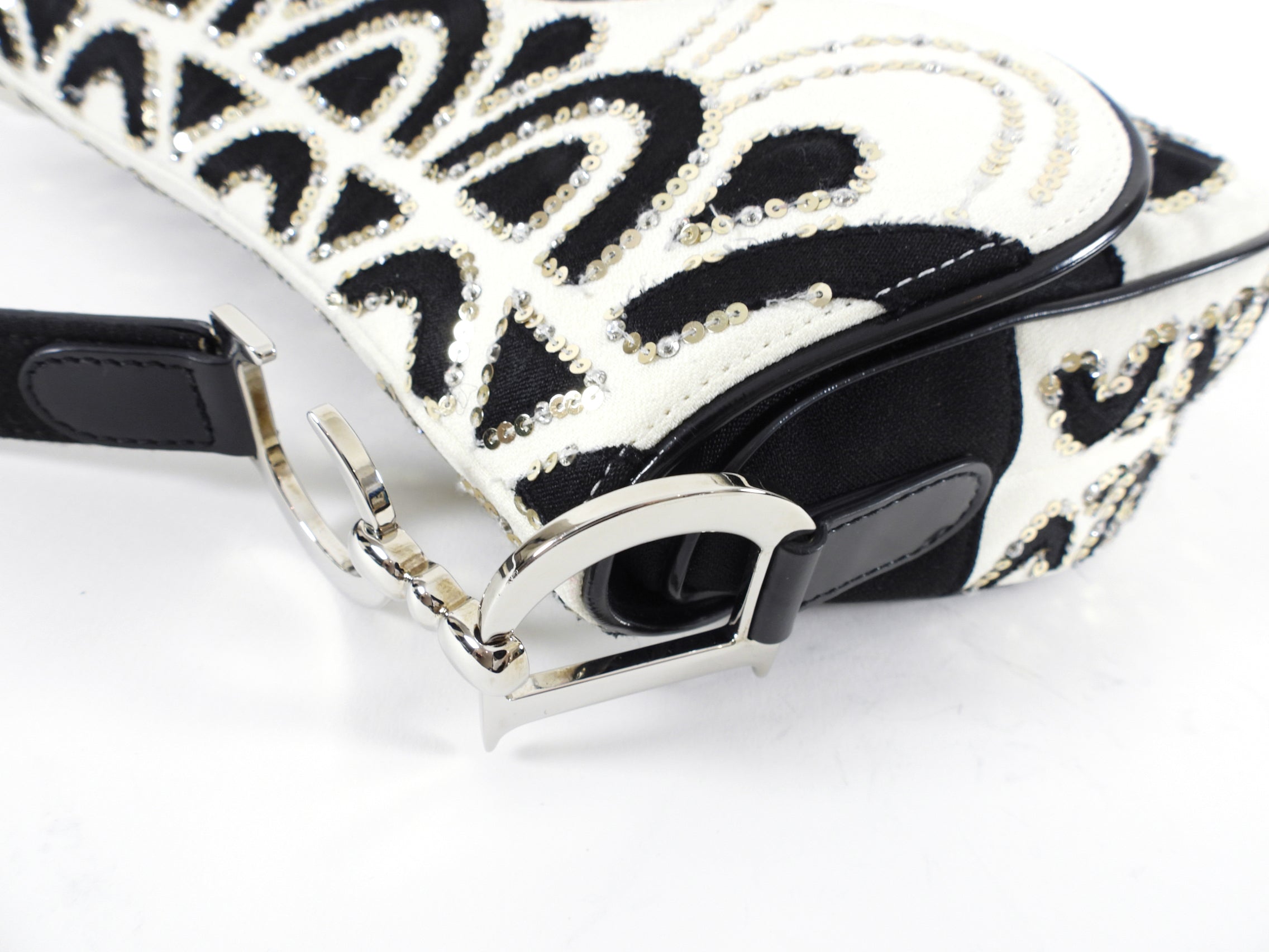 Christian Dior John Galliano Limited Edition Sequin Saddle Bag