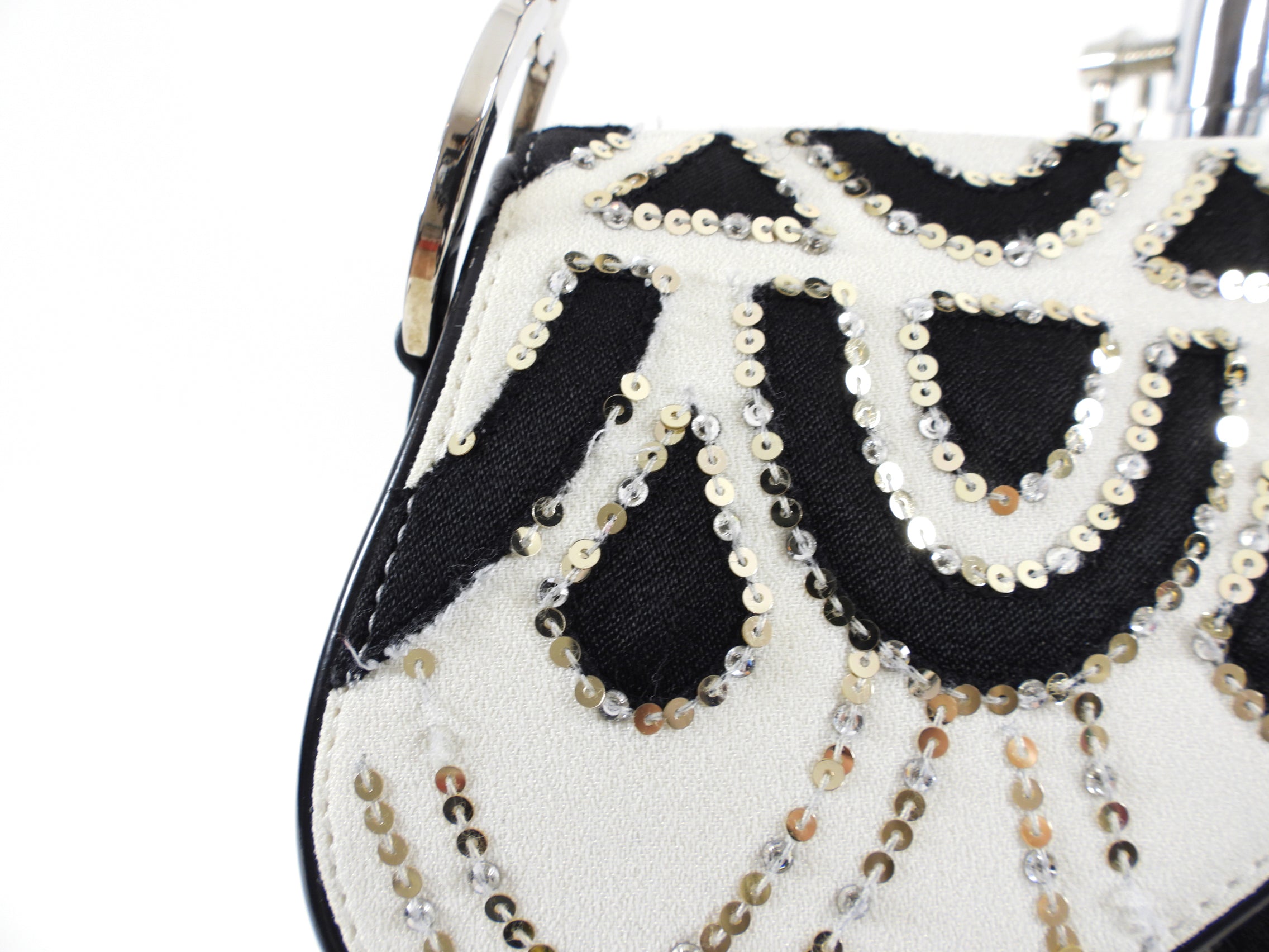 Christian Dior John Galliano Limited Edition Sequin Saddle Bag