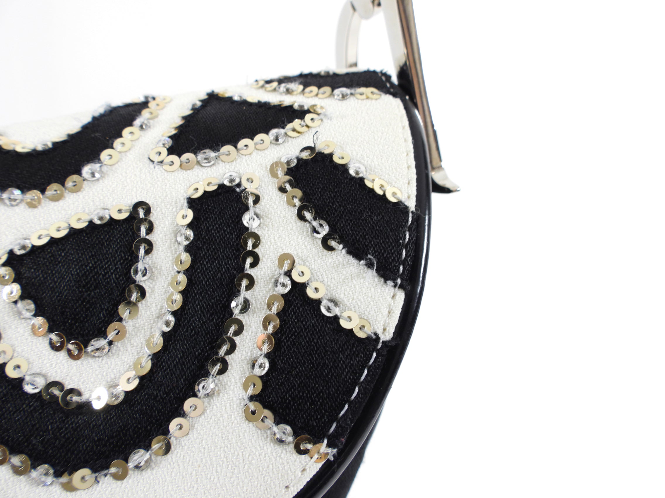 Christian Dior John Galliano Limited Edition Sequin Saddle Bag