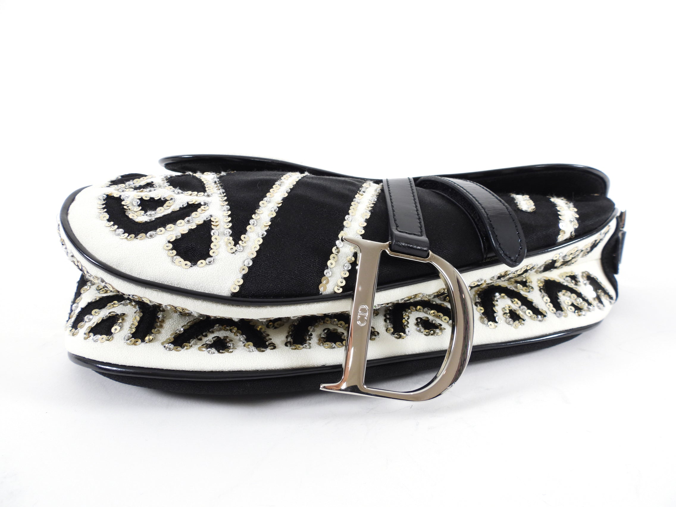 Christian Dior John Galliano Limited Edition Sequin Saddle Bag
