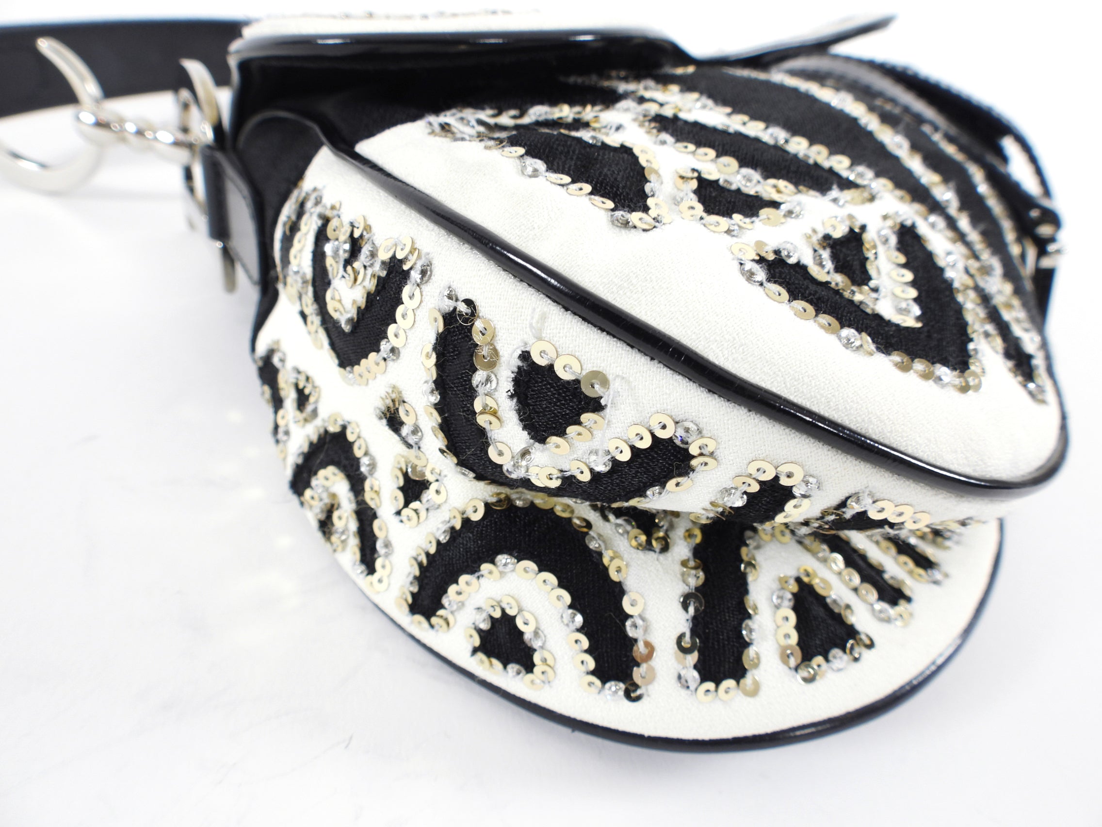 Christian Dior John Galliano Limited Edition Sequin Saddle Bag