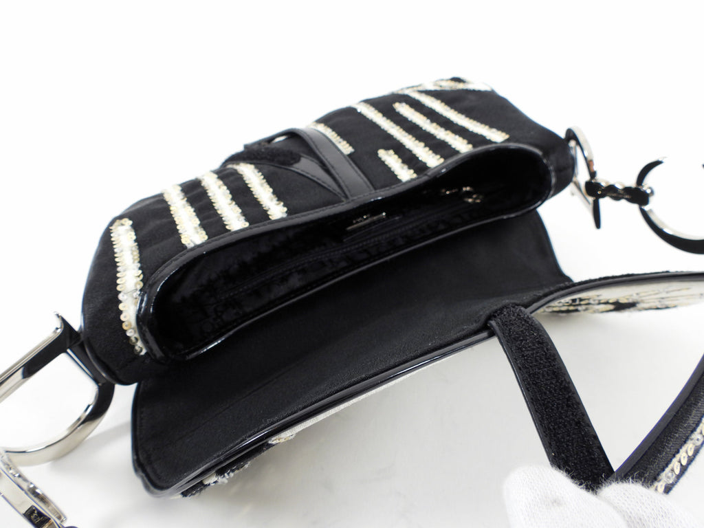 Christian Dior John Galliano Limited Edition Sequin Saddle Bag