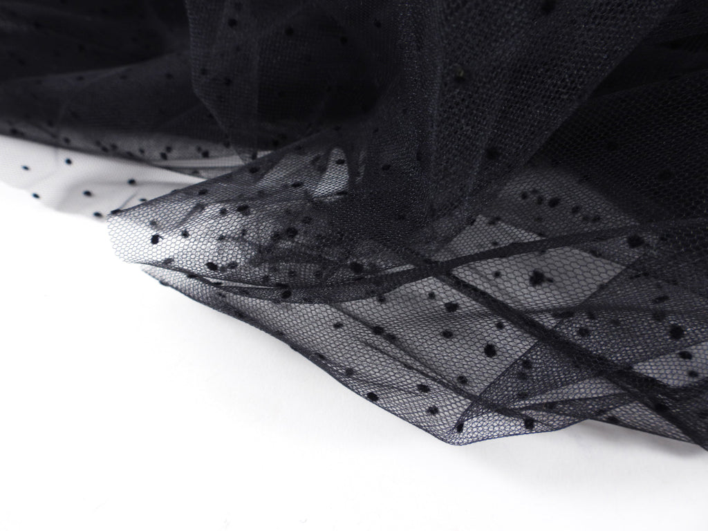 Christian Dior Black Tulle Net Skirt - FR36 / USA 4