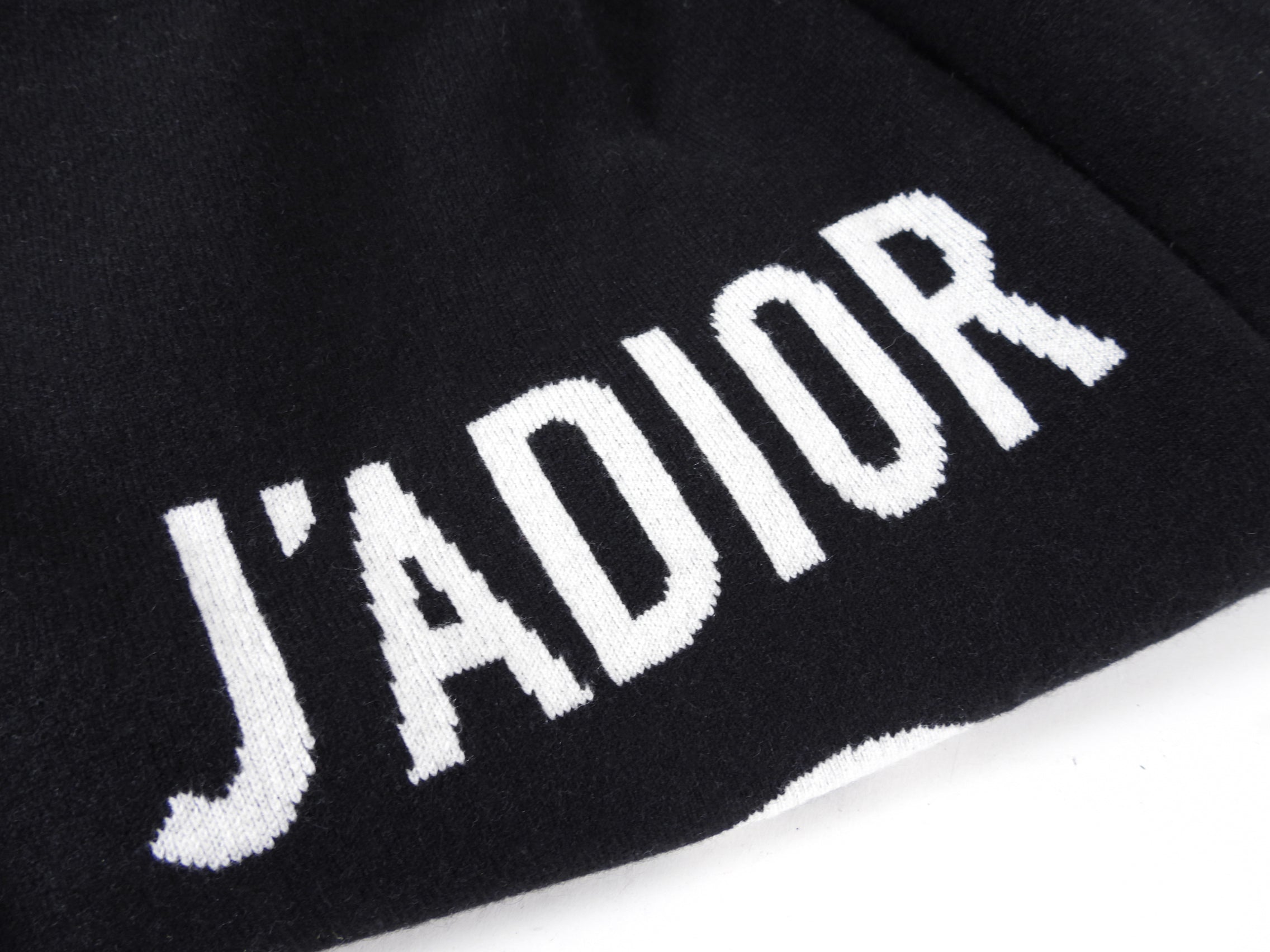 Dior J’Adior 8 Boxy Black Cashmere Blend Sweater - 8 / M