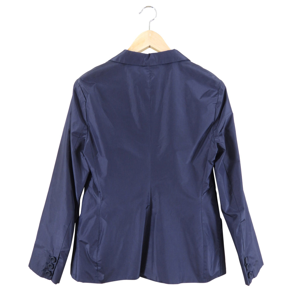 Christian Dior Midnight Navy Silk Taffeta Vintage Style Jacket - FR42 / 10