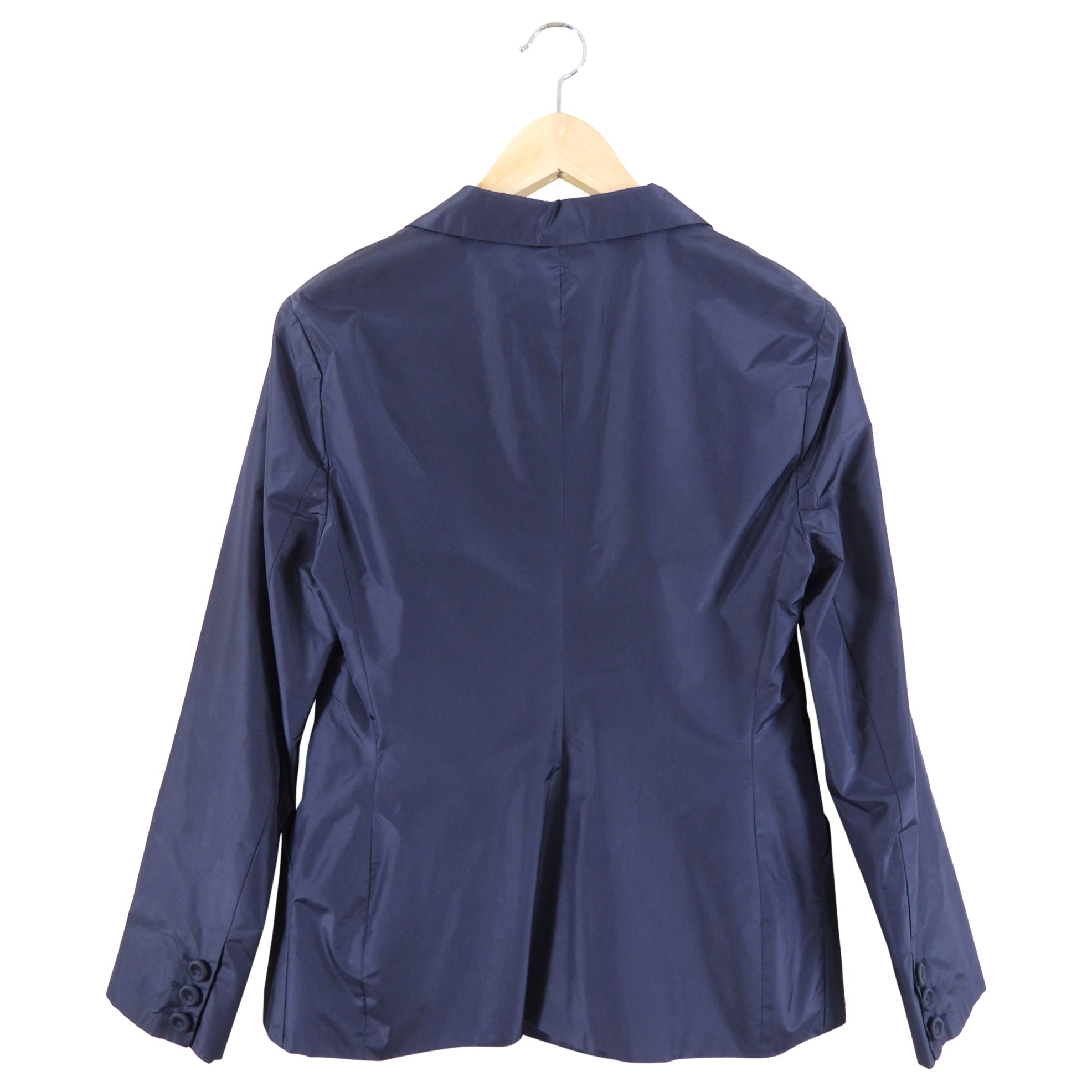 Christian Dior Midnight Navy Silk Taffeta Vintage Style Jacket - FR42 / 10