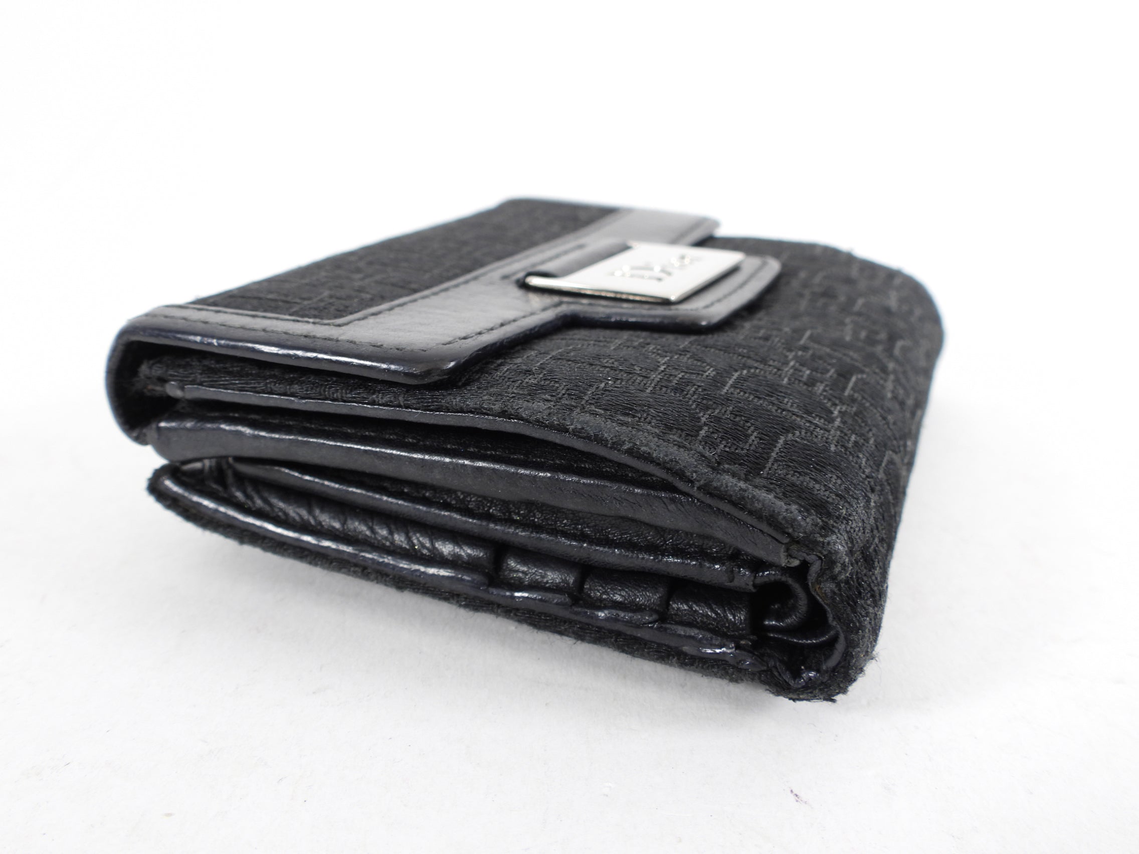 Dior Street Chic Vintage Monogram Compact Wallet