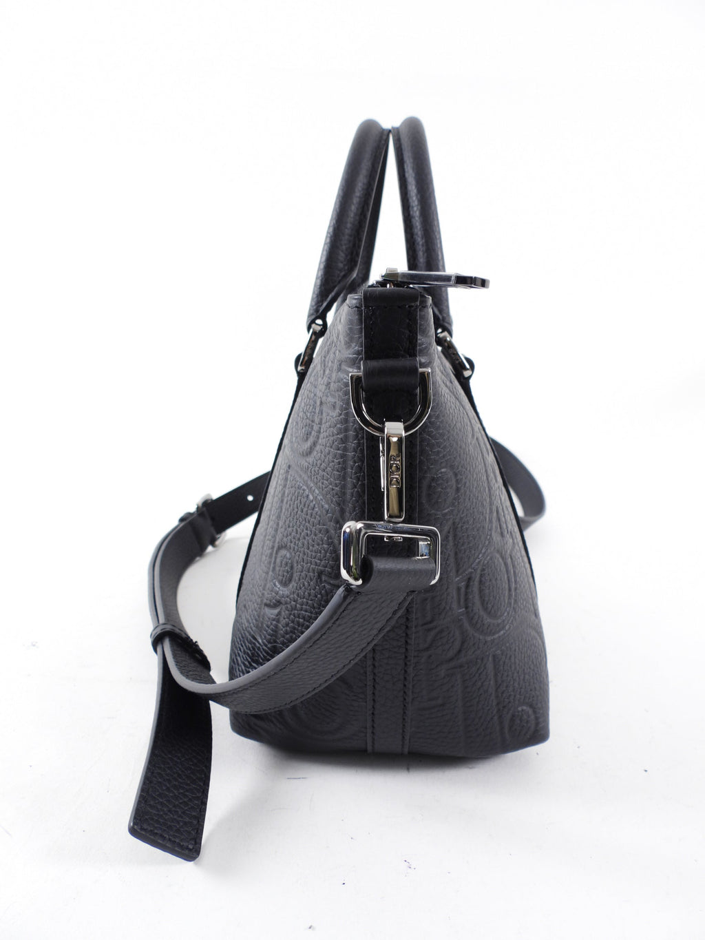 Christian Dior Black Gravity Leather Weekender 25 Bag