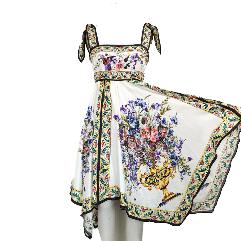 Dolce & Gabbana Handkerchief Dress - 36
