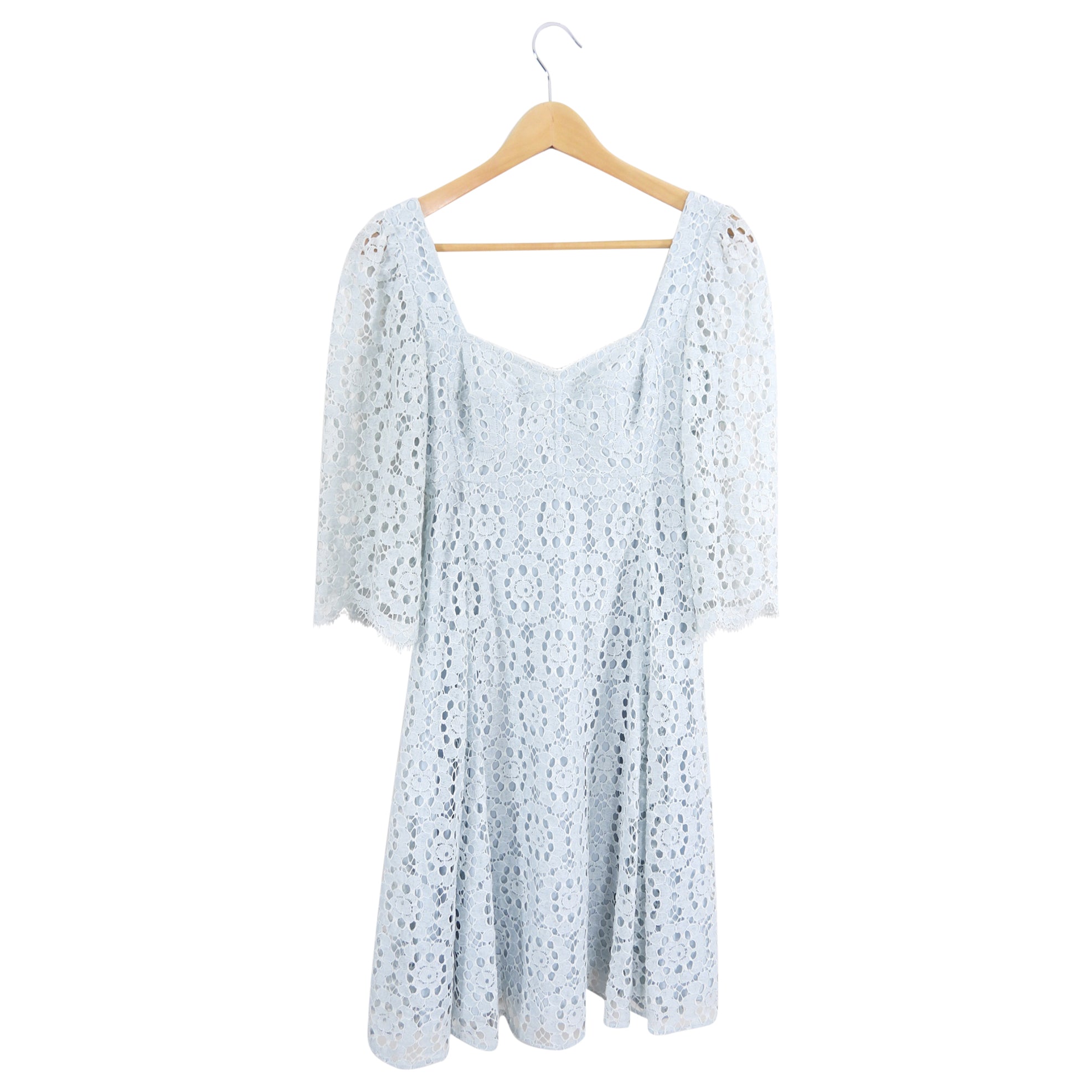 Dolce & Gabbana Light Blue Lace Dress - IT36 / USA 0 / XS