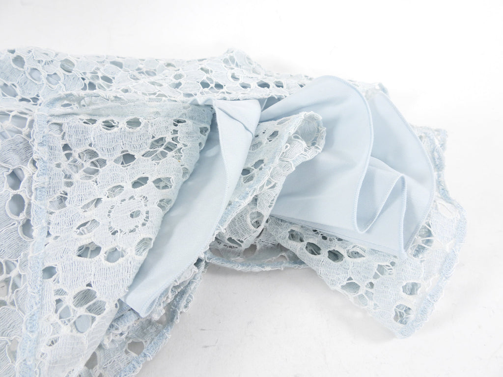 Dolce & Gabbana Light Blue Lace Dress - IT36 / USA 0 / XS