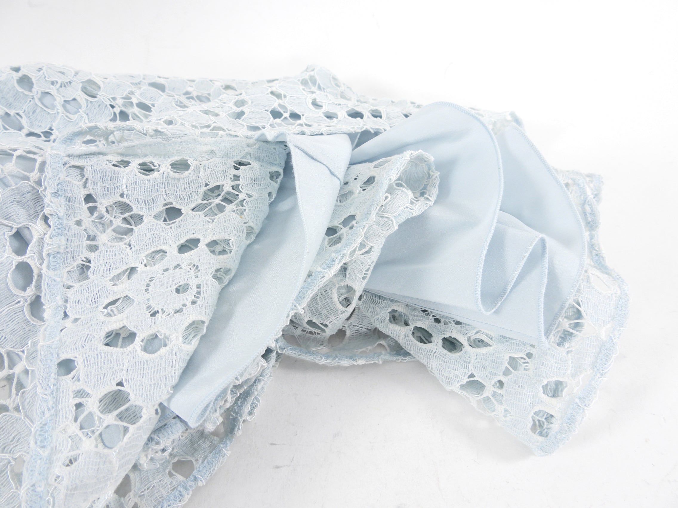 Dolce & Gabbana Light Blue Lace Dress - IT36 / USA 0 / XS
