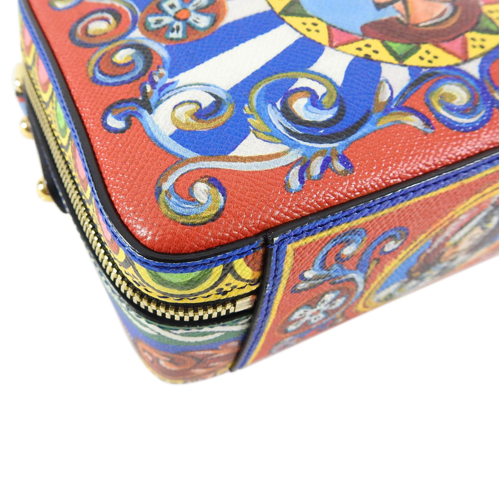 Dolce & Gabbana Rosaria Carretto-Print Teatro dei Pupi Crossbody Bag
