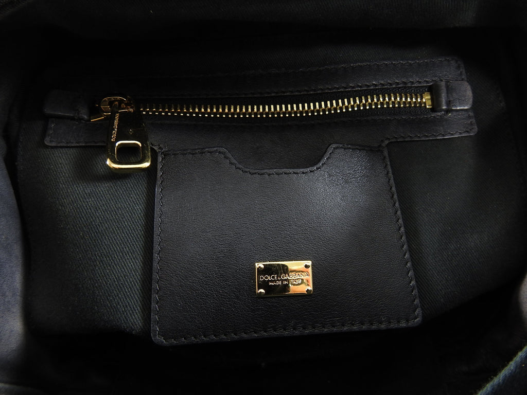 Dolce & Gabbana Rosaria Carretto-Print Teatro dei Pupi Crossbody Bag