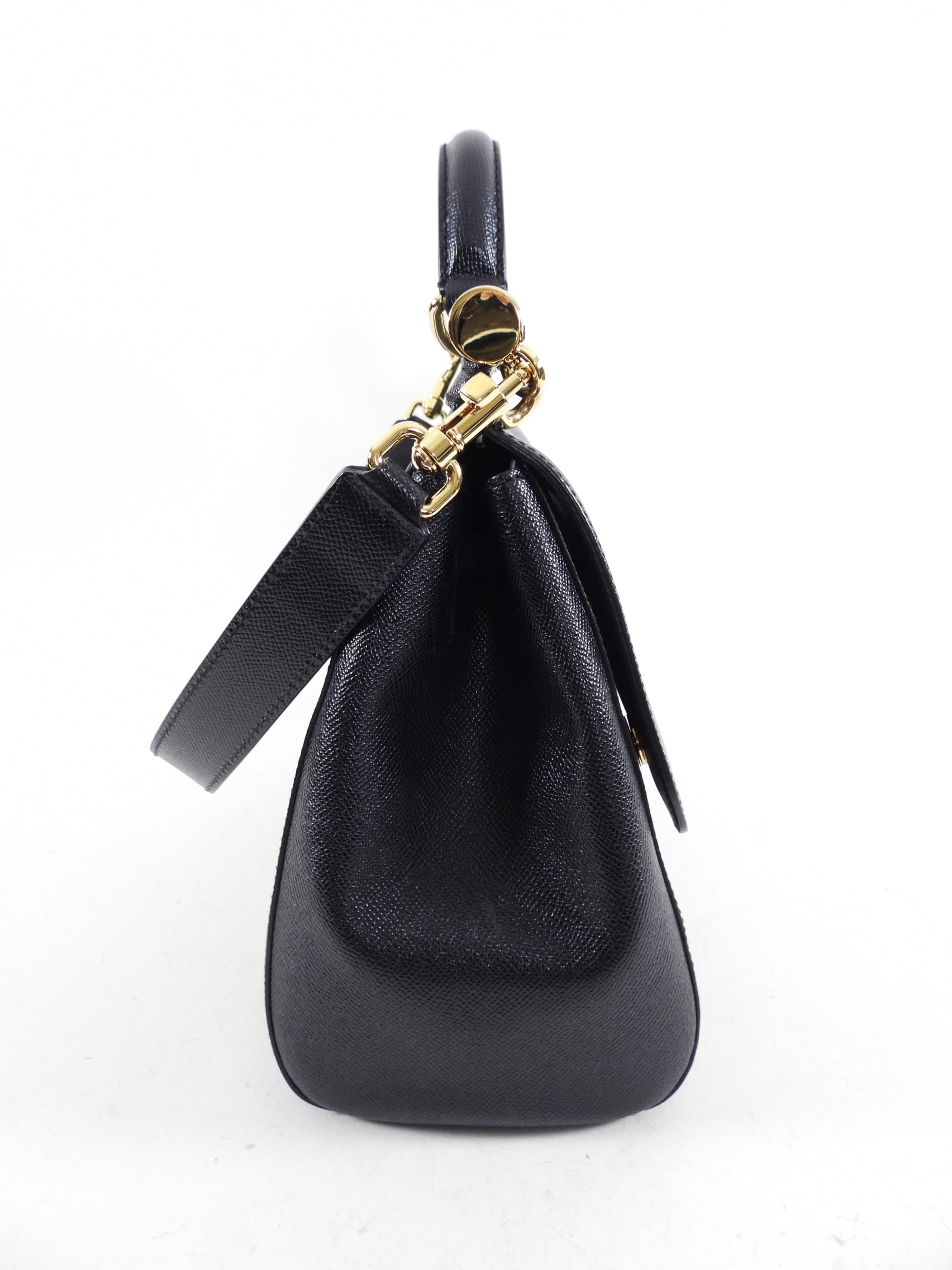 Dolce & Gabbana Black Large Miss Sicily Bag