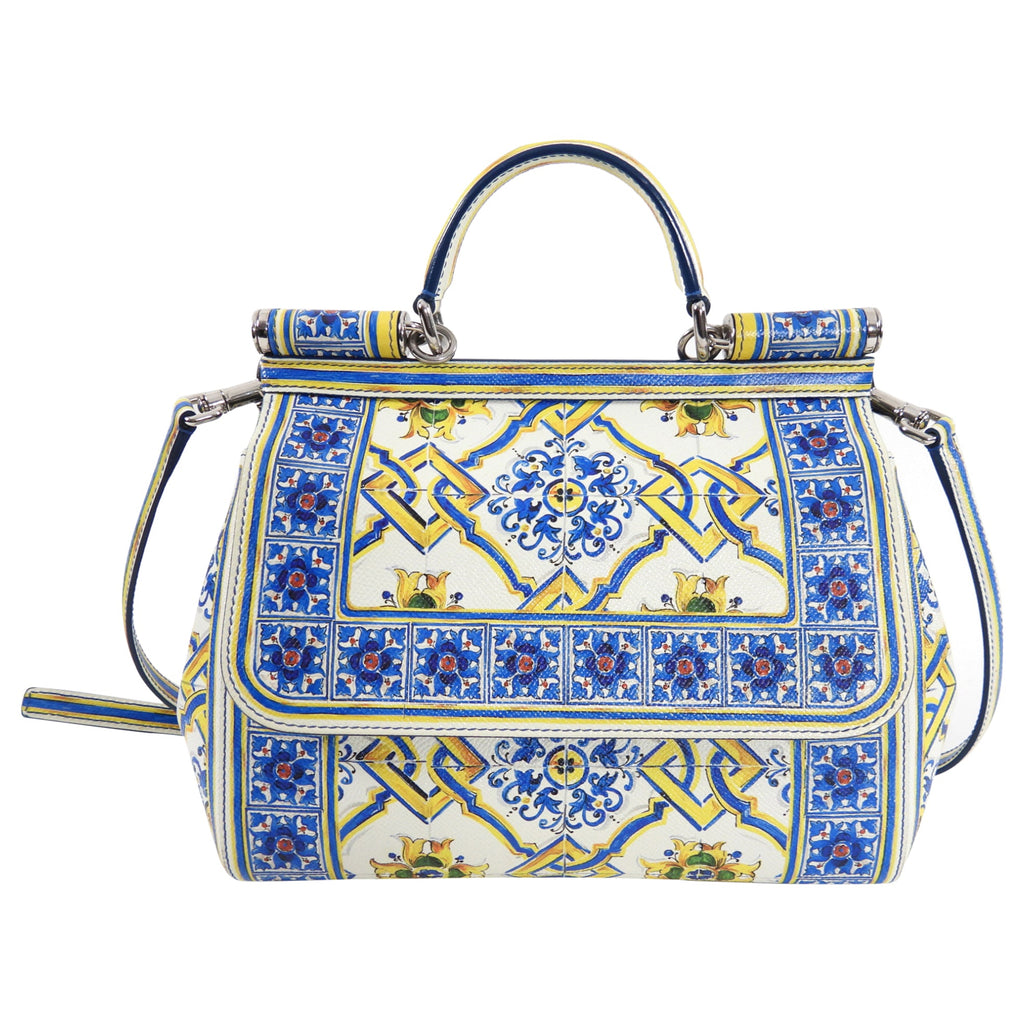 Dolce & Gabbana Medium Miss Sicily Majolica Tile Bag