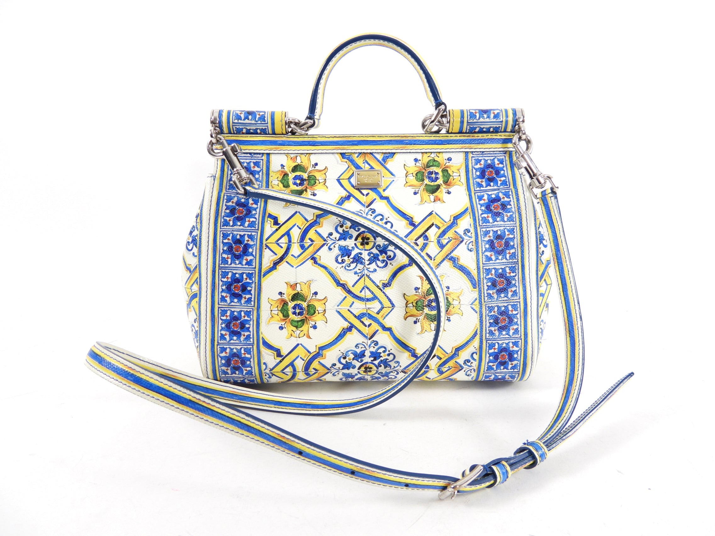 Dolce & Gabbana Medium Miss Sicily Majolica Tile Bag