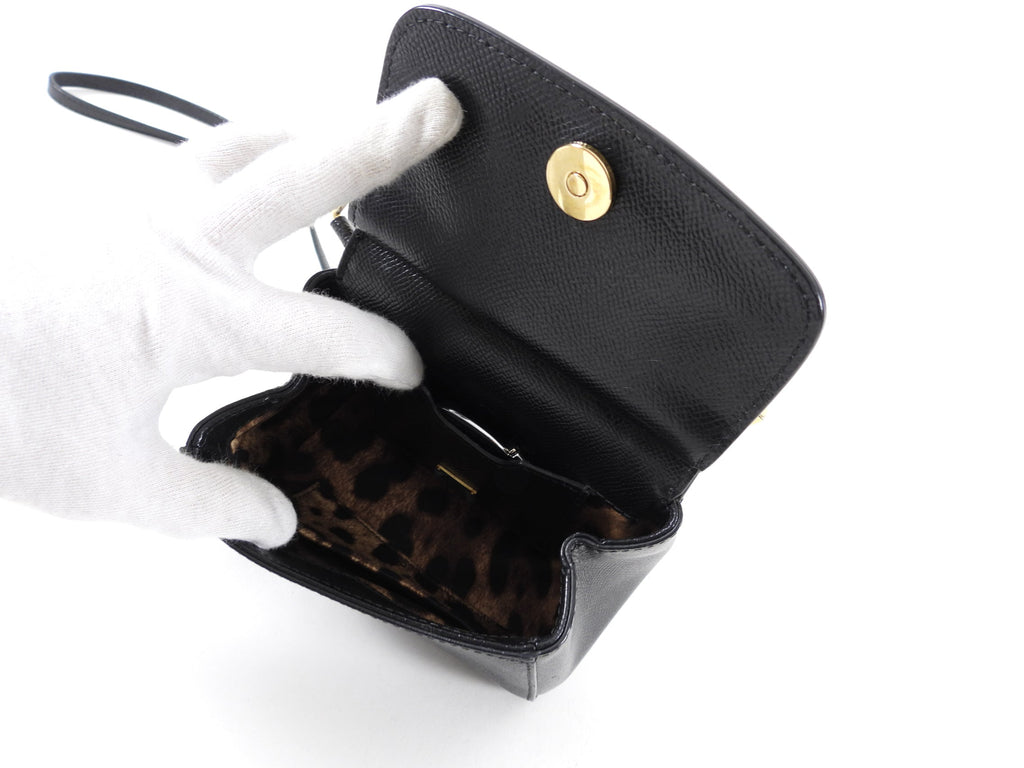 Dolce & Gabbana Miss Sicily Micro Mini Crossbody Bag