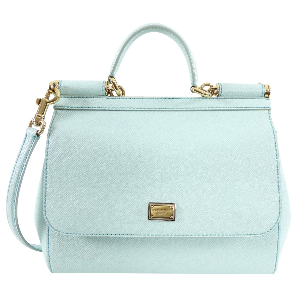 Dolce & Gabbana Medium Turquoise Miss Sicily Bag
