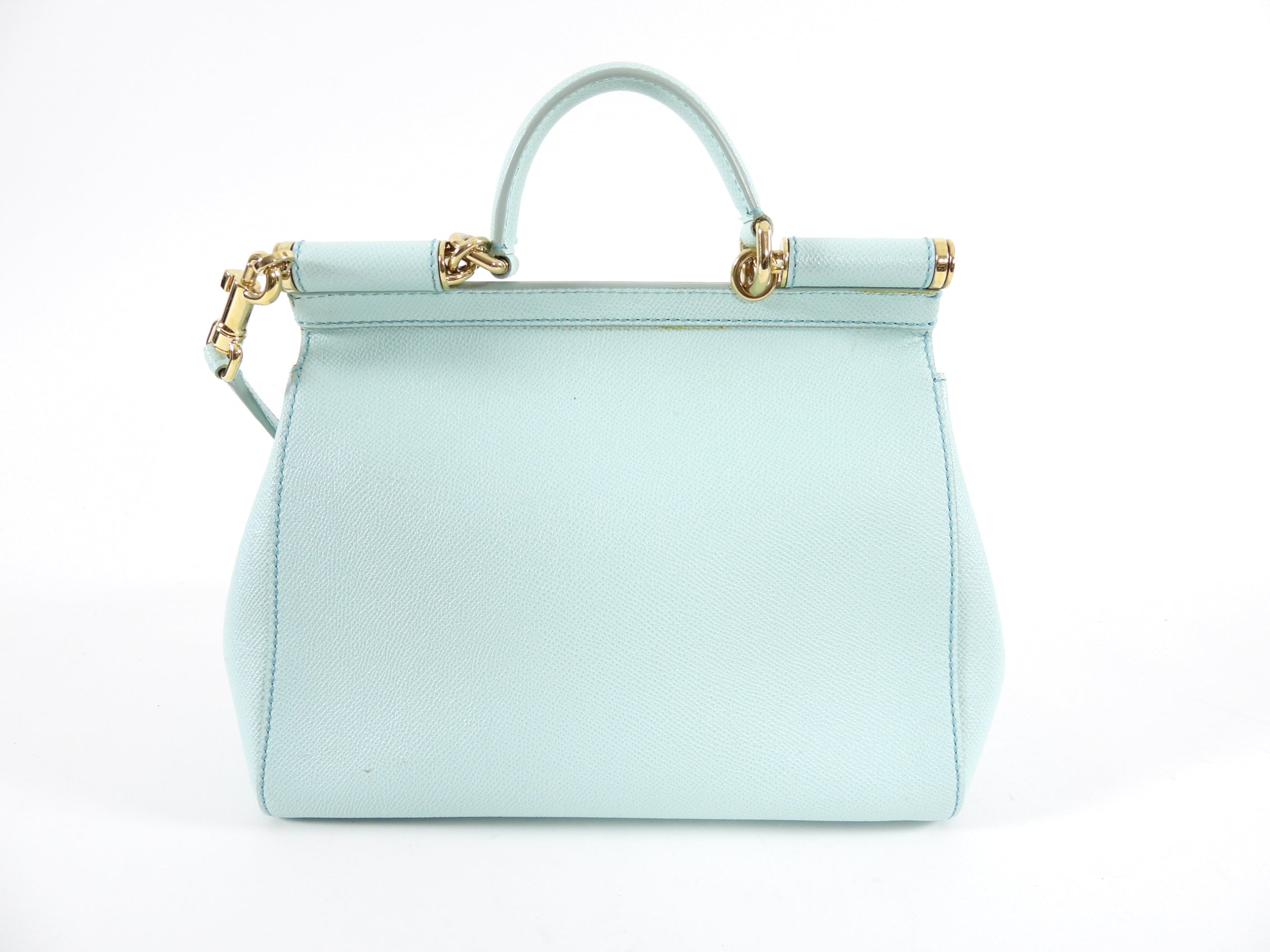 Dolce & Gabbana Medium Turquoise Miss Sicily Bag