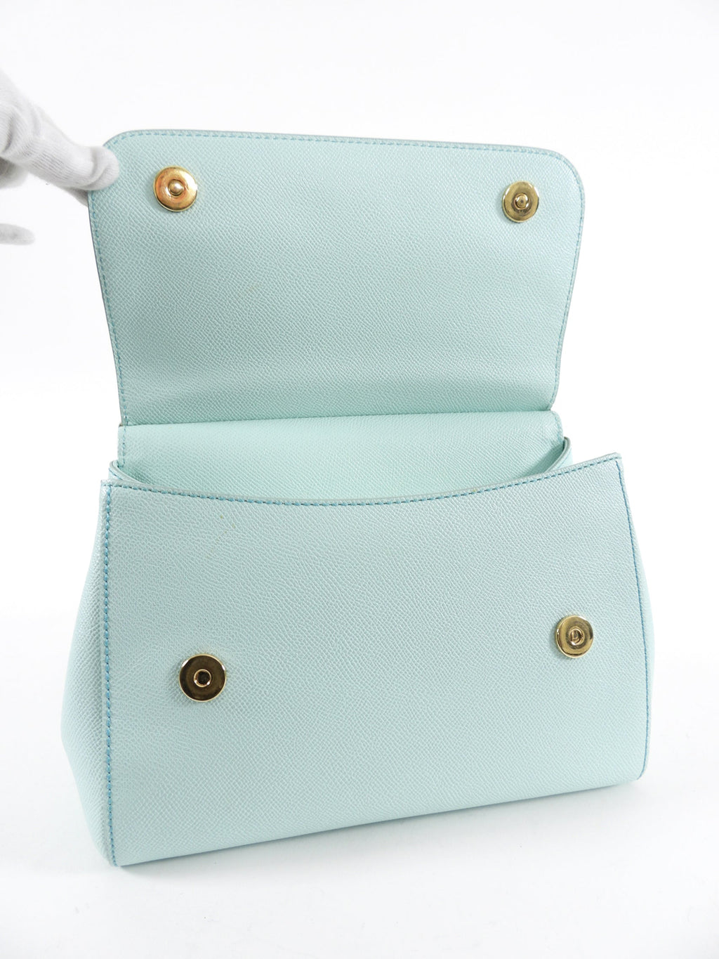 Dolce & Gabbana Medium Turquoise Miss Sicily Bag