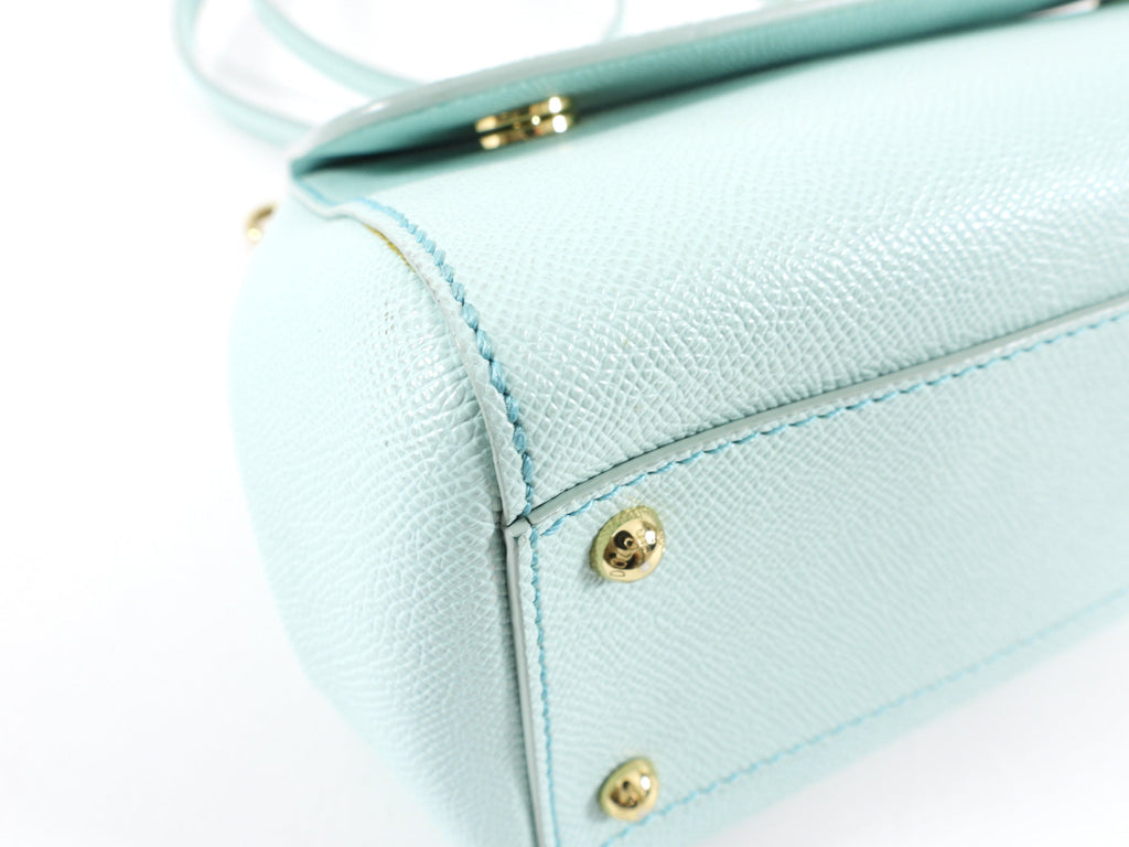 Dolce & Gabbana Medium Turquoise Miss Sicily Bag