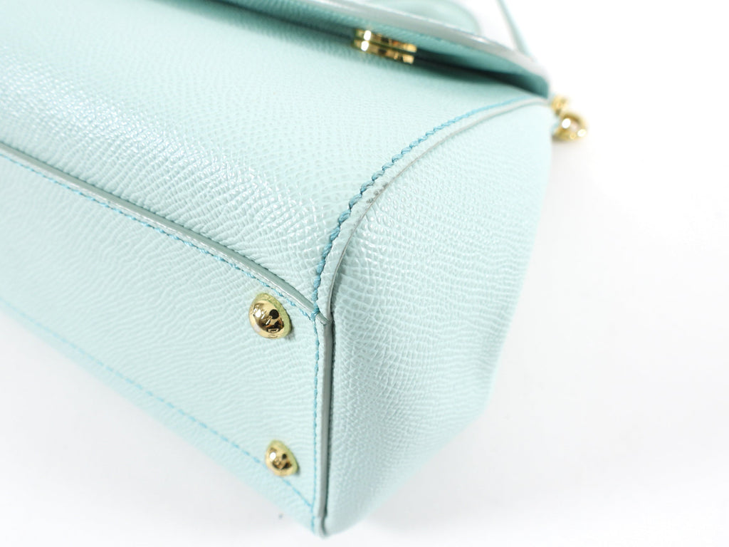 Dolce & Gabbana Medium Turquoise Miss Sicily Bag