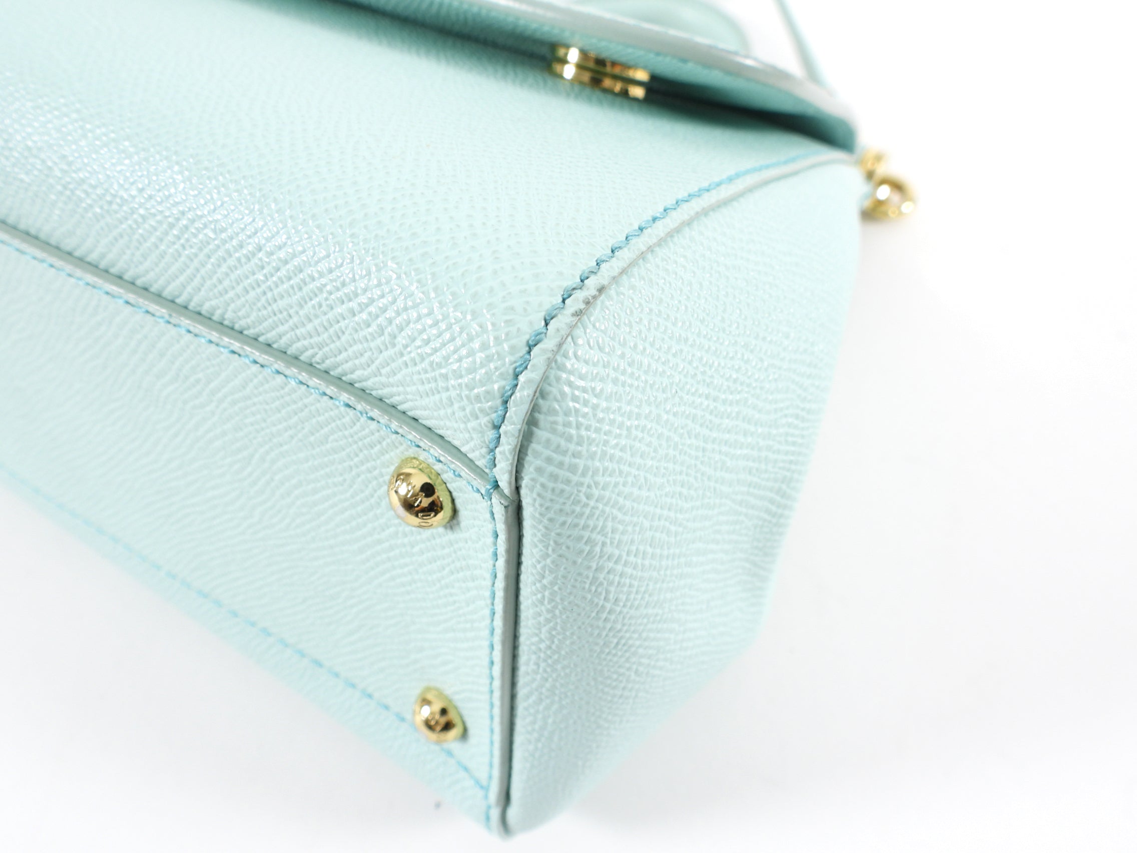 Dolce & Gabbana Medium Turquoise Miss Sicily Bag