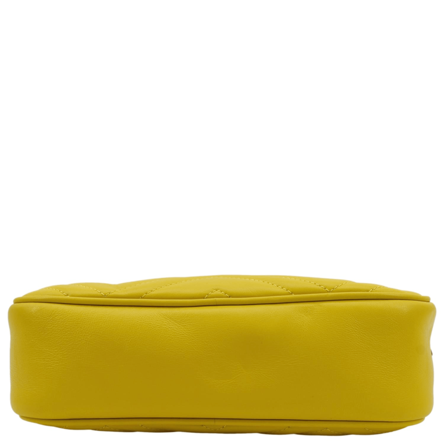GUCCI GG Marmont Small Matelasse Leather Crossbody Bag Yellow 447632