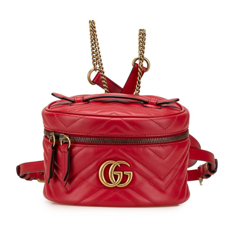 Gucci GG Marmont Leather 2way Backpack