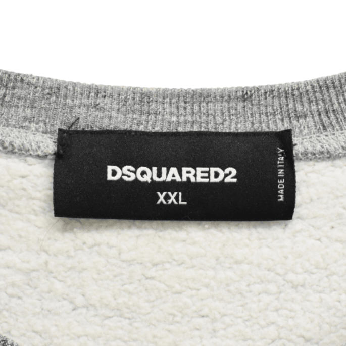 DSQUARED2 Heather grey Mens SIZE XXL Sweaters