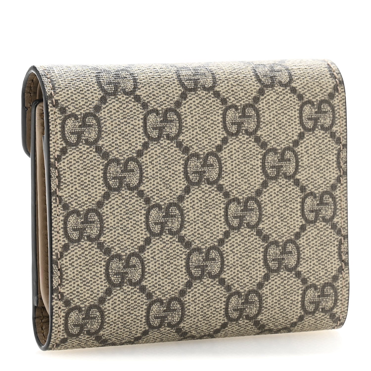 GG Supreme Monogram Dionysus  Case Wallet Beige Taupe