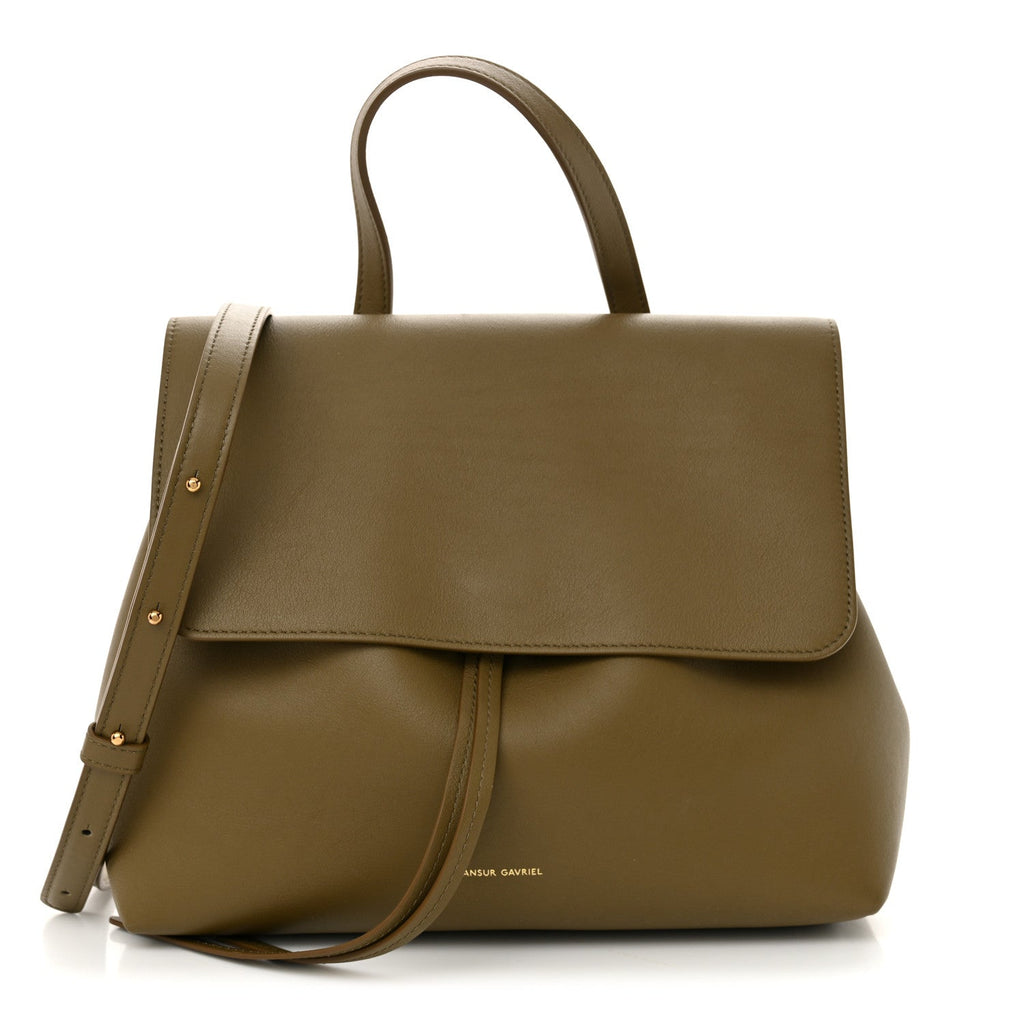 Calfskin Soft Lady Bag Bamboo