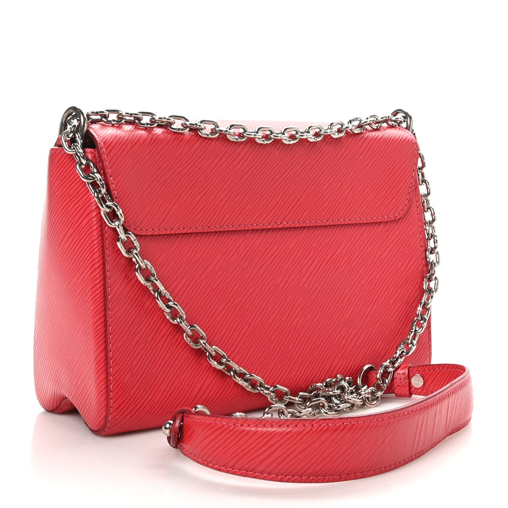 Epi Twist Shoulder Bag MM Coquelicot