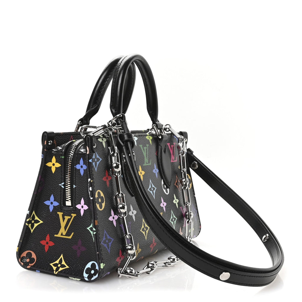 LV X TM Monogram Multicolor OnTheGo East West Black