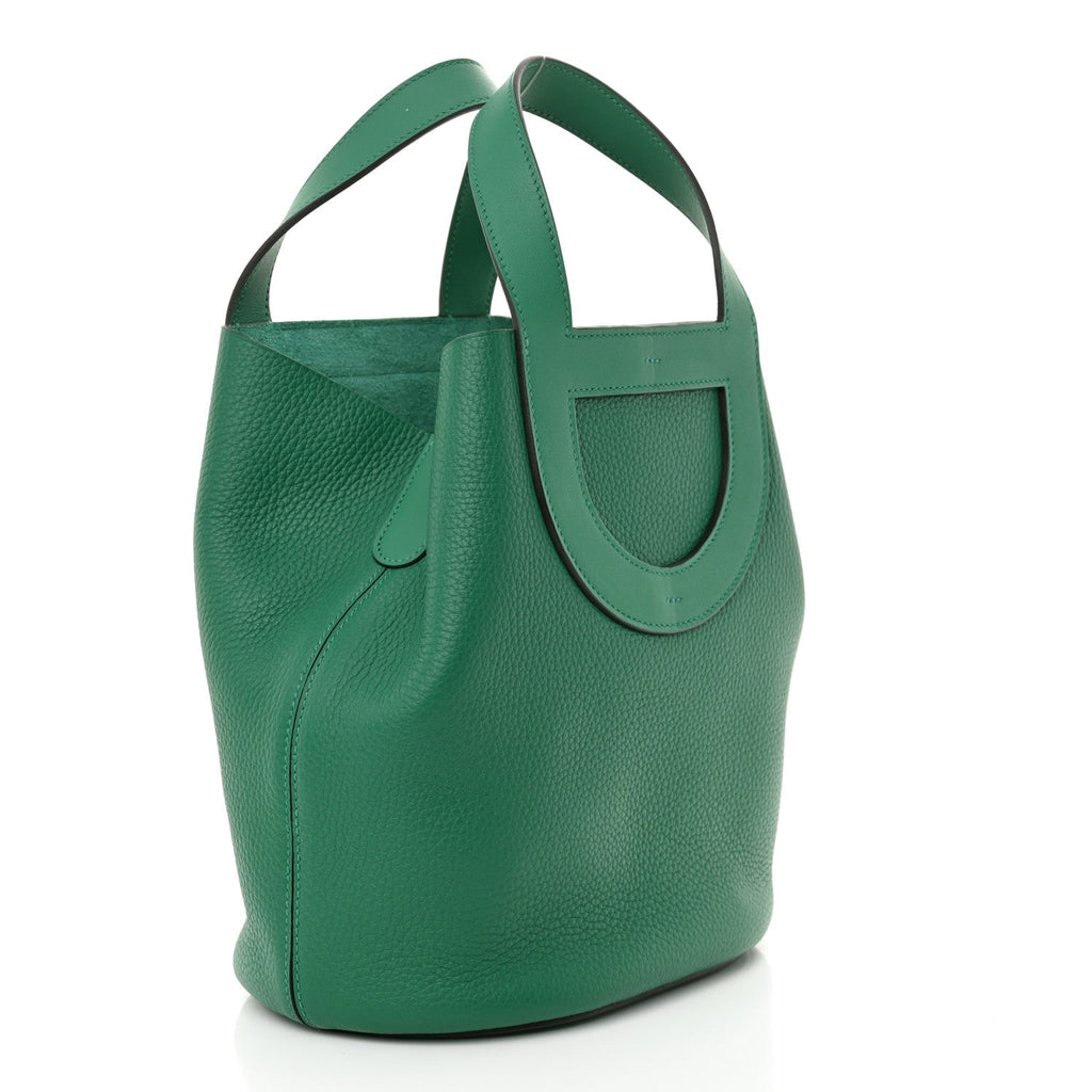 Taurillon Clemence Swift In-The-Loop 23 Bag Vert Vertigo