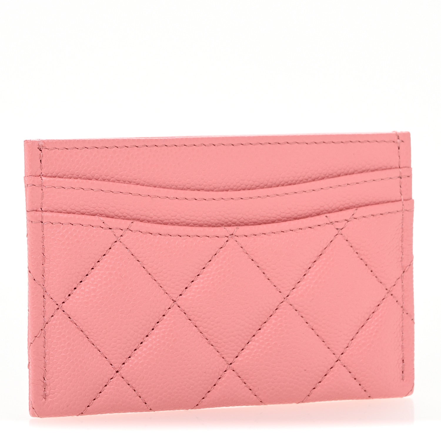 Caviar Quilted  Holder Pink