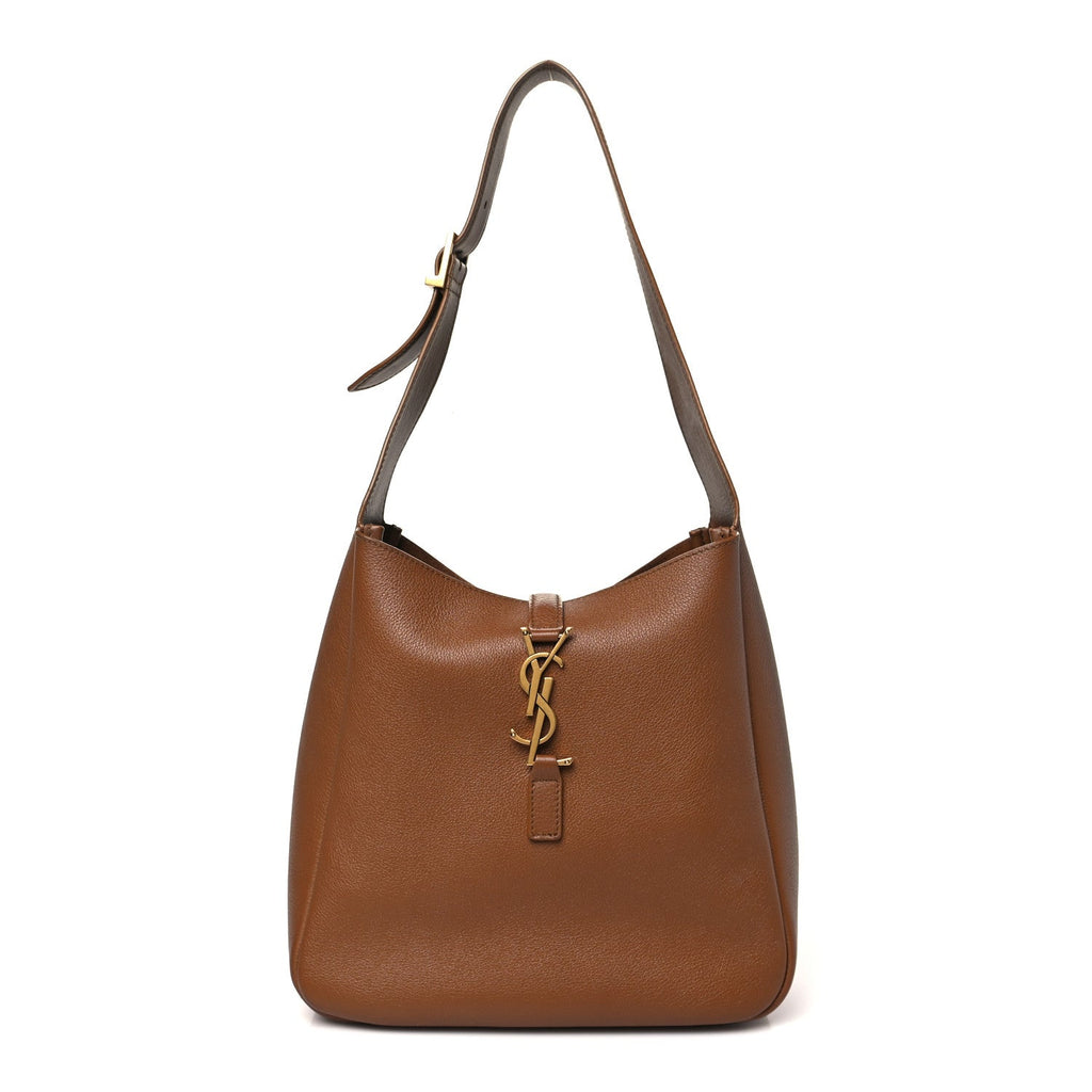 Grained Calfskin Small Le 5 A 7 Soft Hobo Fox