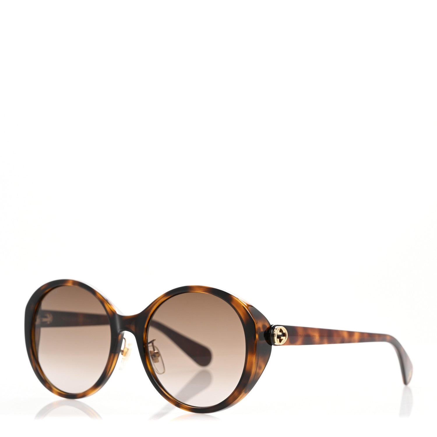 Acetate Round Sunglasses GG0370SK Tortoise
