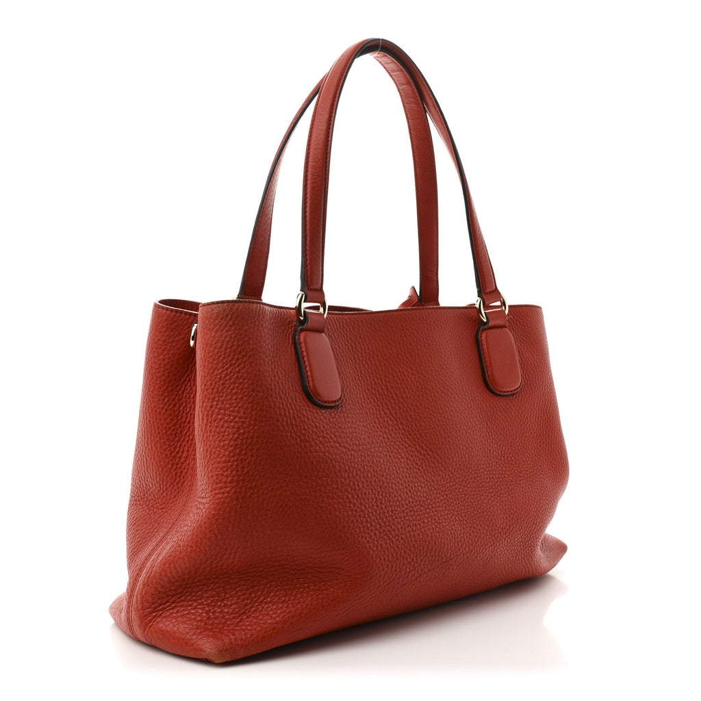 Cellarius Calfskin Medium Soho Working Tote Sun Orange