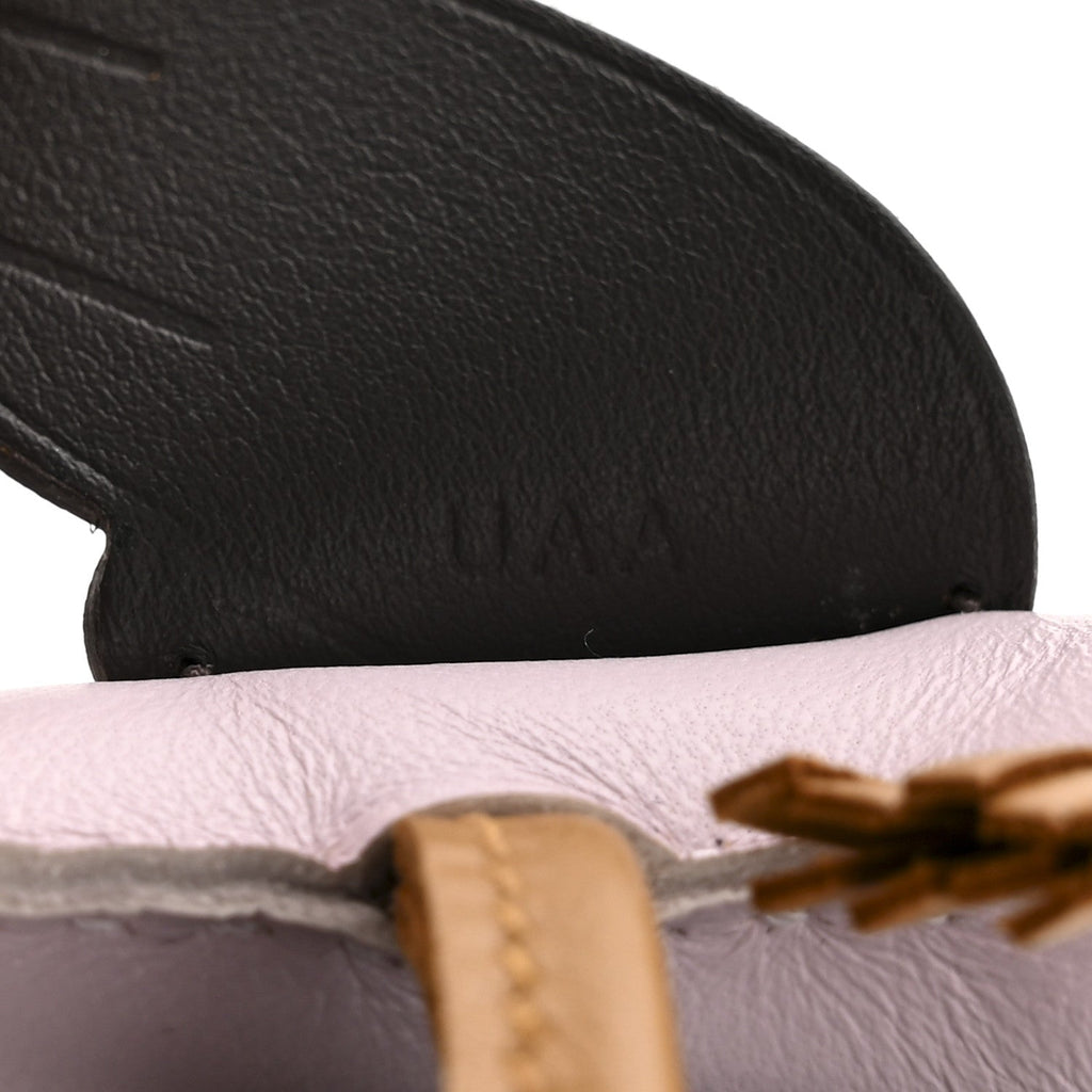 Milo Lambskin Grigri Rodeo Pegase Horse Bag Charm PM Mauve Pale Sesame Ebene