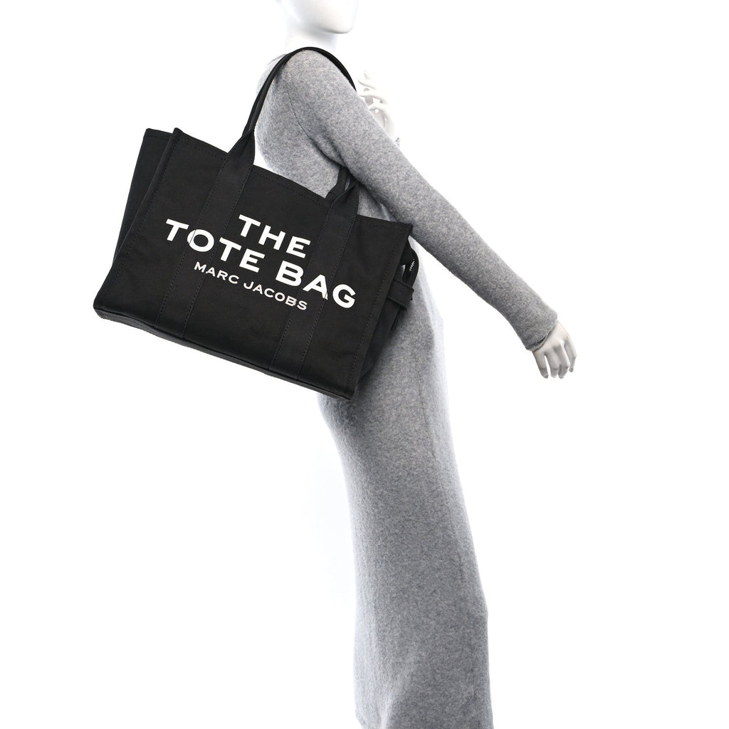Cotton Canvas Large The Tote Bag Black