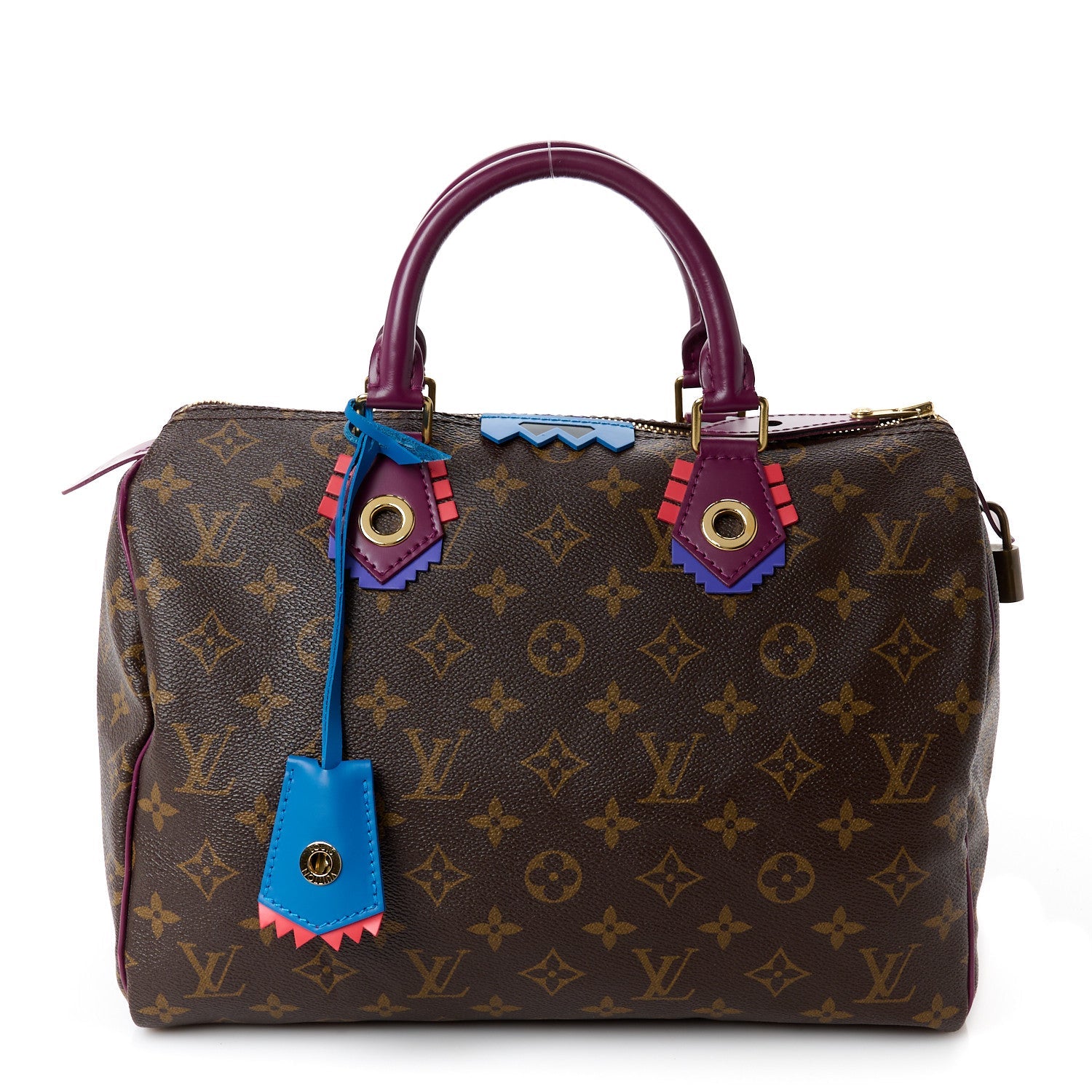Monogram Totem Speedy 30 Magenta