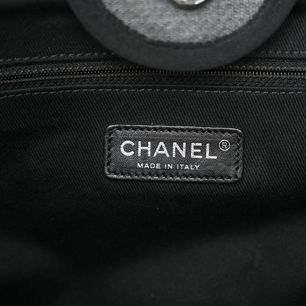 Canvas Medium Deauville Tote Grey