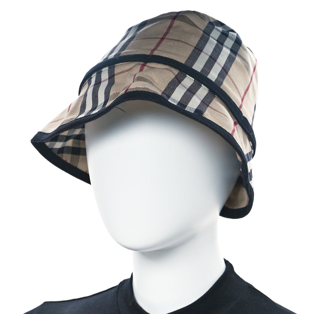 Nova Check Peak Sun Hat M Black