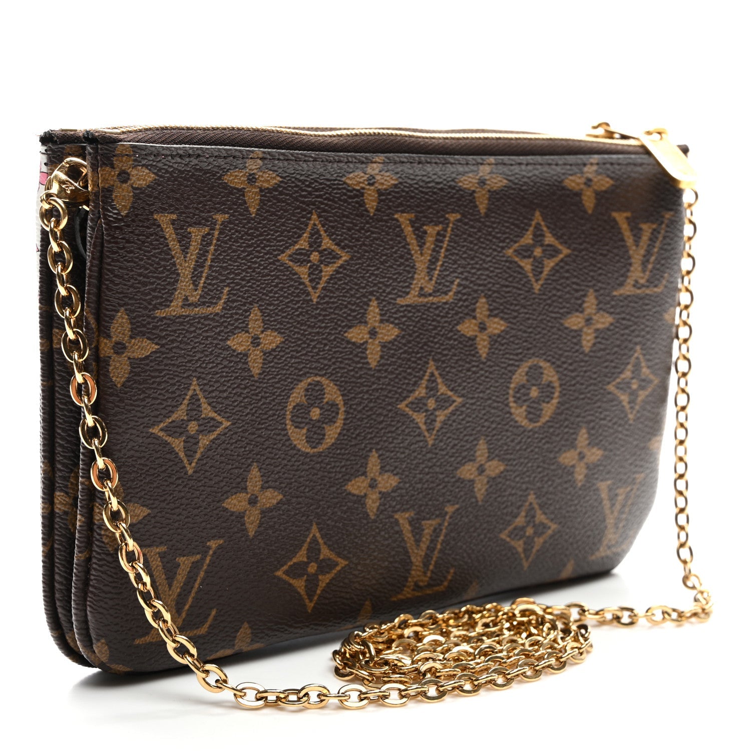 Monogram 2019 Christmas Animation Double Zip Pochette