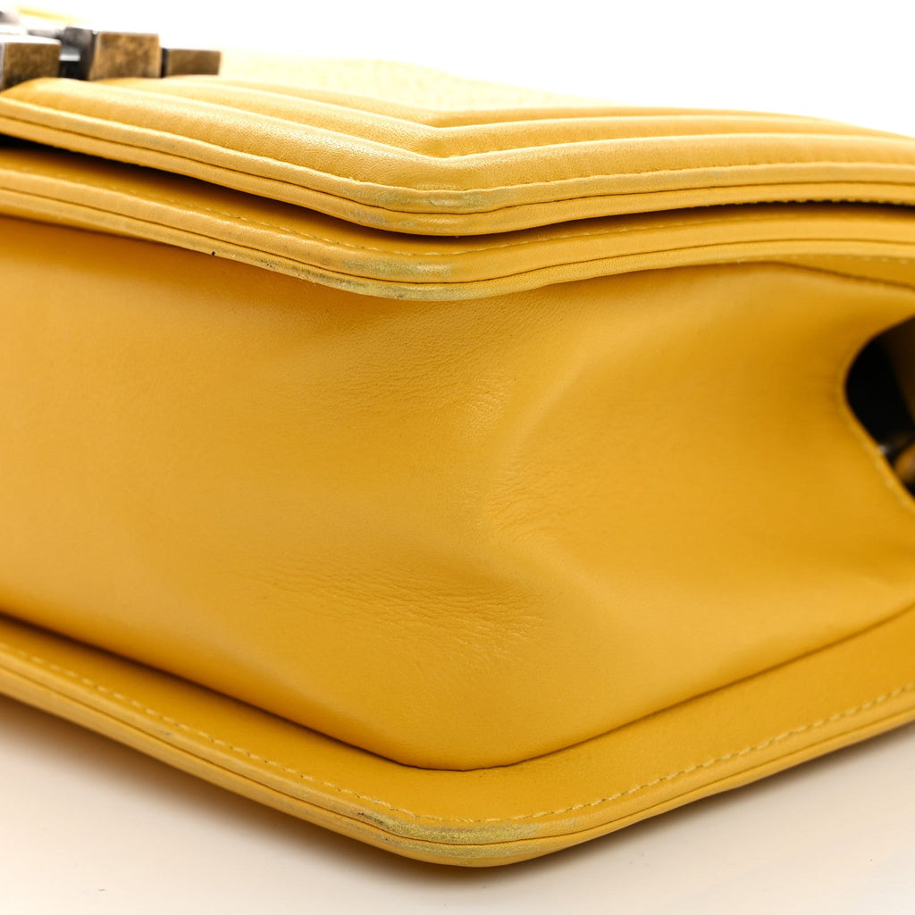 Galuchat Stingray Small Boy Flap Yellow